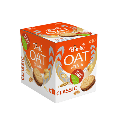 Sugar Free Oat Biscuits with Stevia - 10 x 30 gm